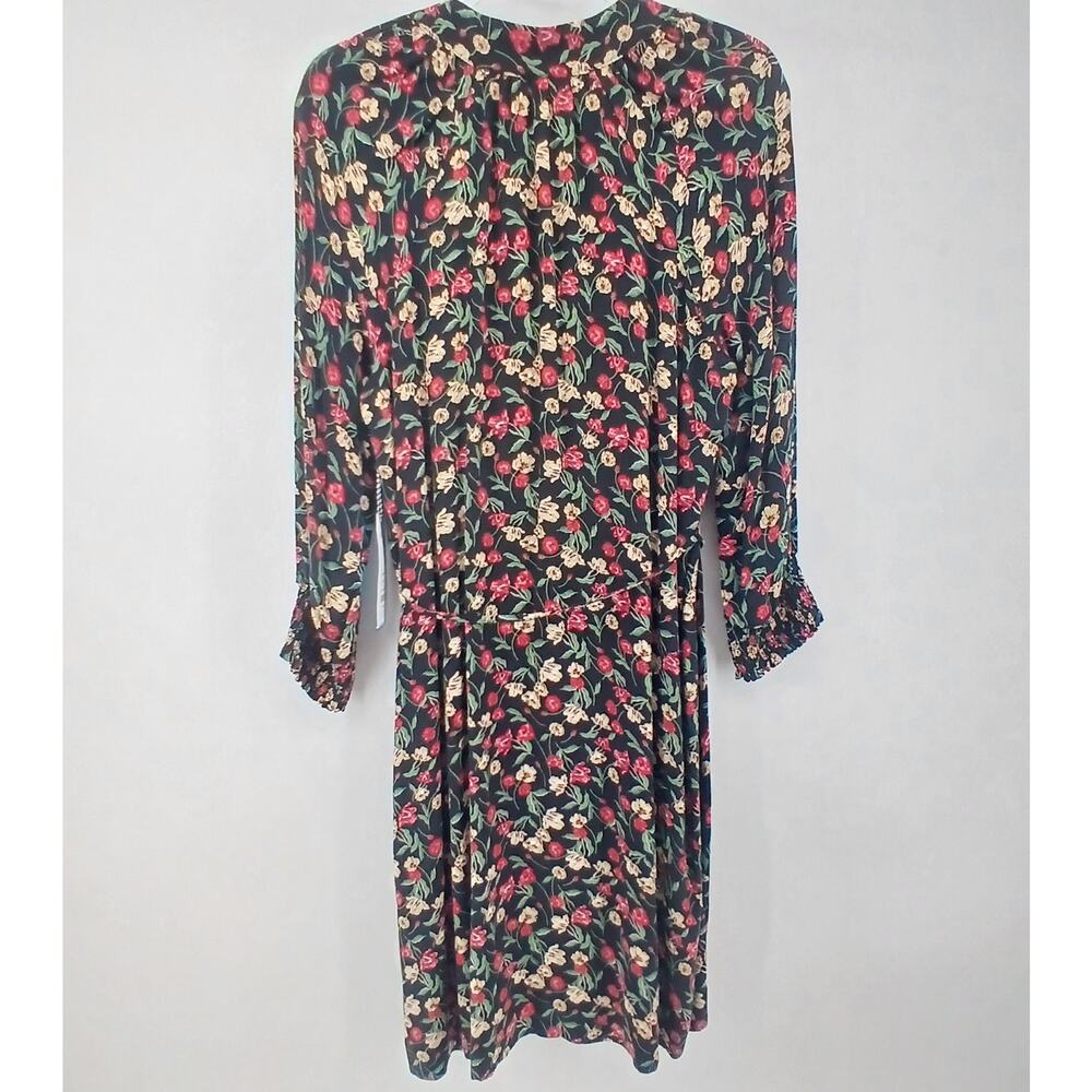 NWT Draper James Floral Knee Length Dress Womens SM Cottage Prairie Romantic - Picture 6 of 9